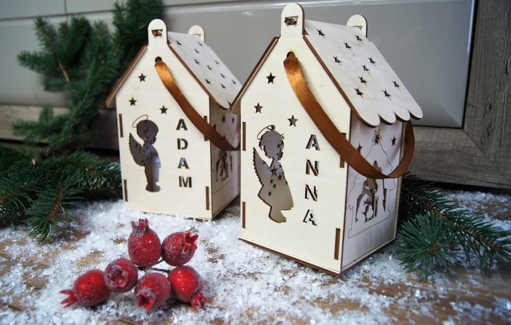 Lampion na roraty z imieniem dziecka grawer