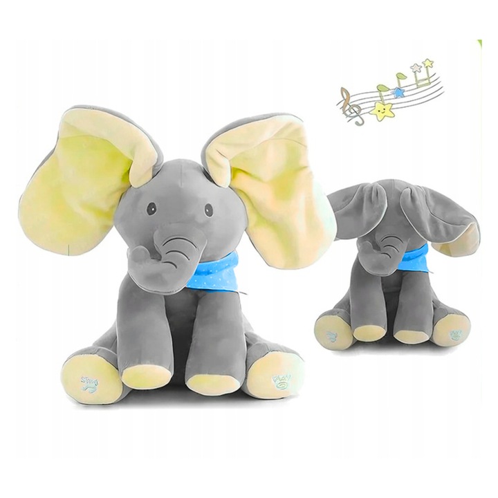 SŁONIK ŚPIEWAJĄCY MASKOTKA AKUKU INTERAKTYWNY SŁOŃ