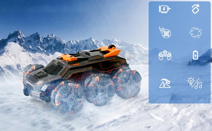 SAMOCHÓD ZDALNIE LED STEROWANY RĘKĄ GESTAMI +PILOT