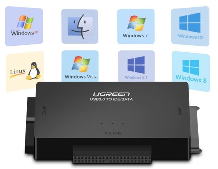 Adapter MOSTEK Dysków USB 3.0 SATA IDE 2,5 3,5 "