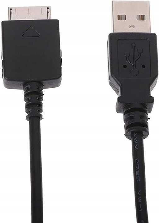 KABEL ŁADOWARKA ŁADUJĄCY DO ODTWARZACZA USB SONY WALKMAN MP3 MP4 WM-PORT