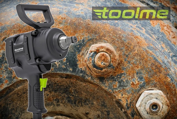 KLUCZ UDAROWY pneumatyczny KOMPOZYTOWY Z Udarem KÓŁ 3/4 2800Nm Toolme TM082