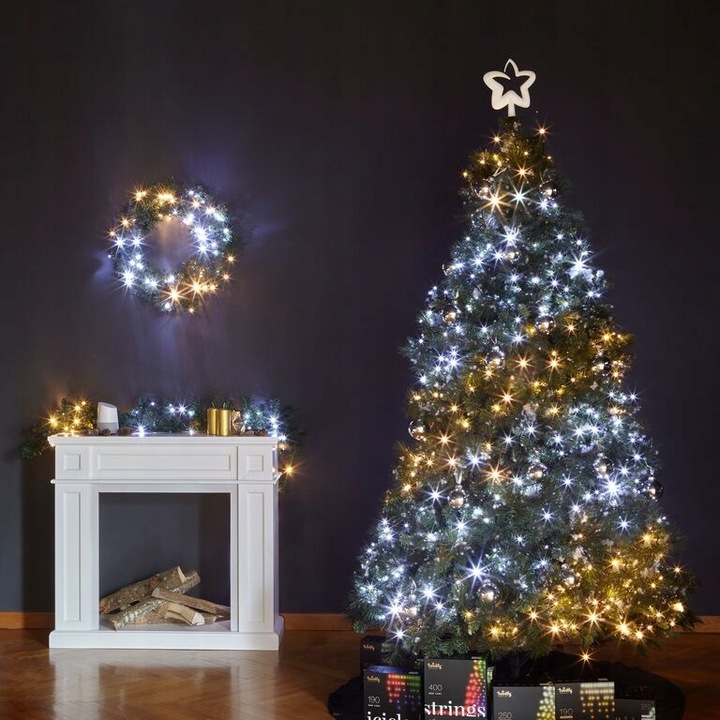 Twinkly wieniec zewnętrzny jak żywy smart RGB 50 led IP44 + PREZENT