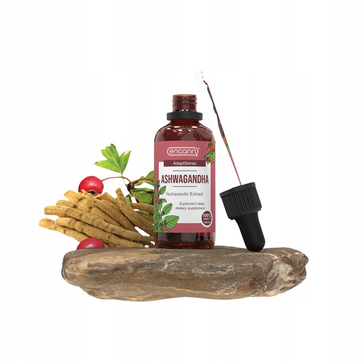 Encann Lion's Mane (Soplówka Jeżowata) + Ashwagandha w płynie 2x 50 ml