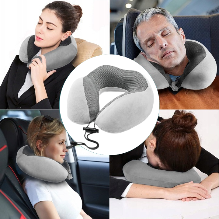 PODUSZKA PODRÓŻNA ORTOPEDYCZNA DO SPANIA ROGAL ZAGŁÓWEK TURYSTYCZNA MEMO XL