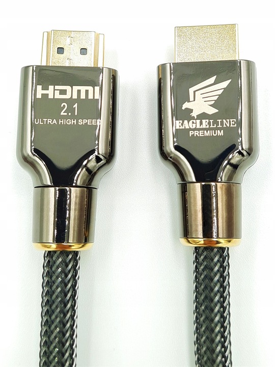 Kabel HDMI 2.1 EAGLELINE HQ 8k 4k 120Hz UHD HDR 2m