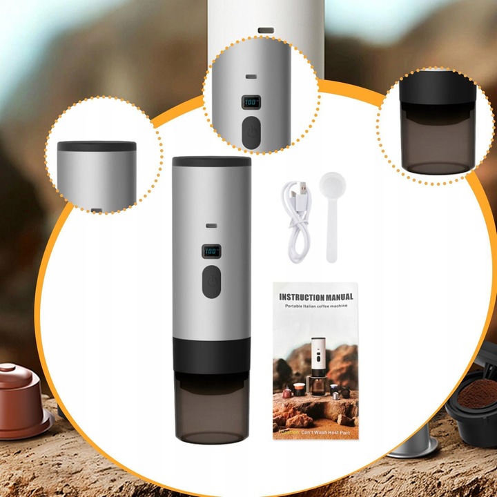 Ekspres do kawy na kapsułki Łatwy w użyciu Profesjonalny domowy do użytku