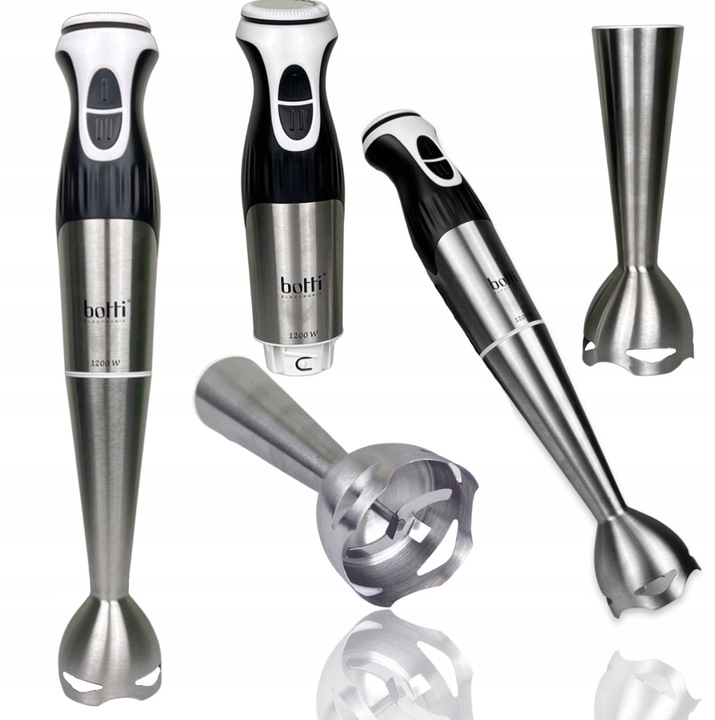 BLENDER RĘCZNY MIKSER ROZDRABNIACZ ROBOT MOC 1200W REGULACJA OBROTÓW TURBO