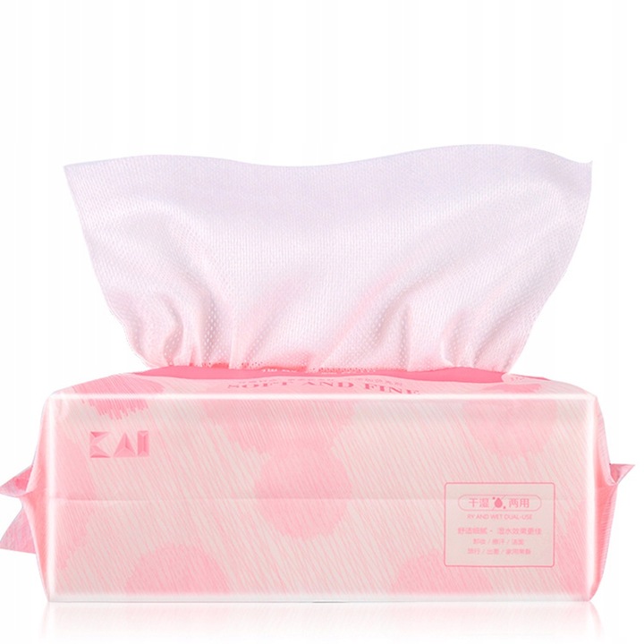 JEDNORAZOWE RĘCZNIKI DO TWARZY BAWEŁNIANE RĘCZNIKI DO DEMAKIJAŻU