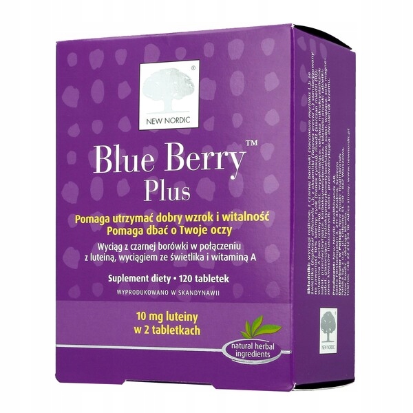 Blue Berry Plus, 120 tabletek