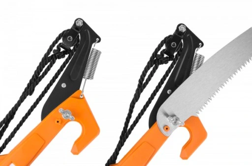 Piła teleskopowa z SEKATOREM do cięcia drzewa i gałęzi 3,75m KT-V1521-375