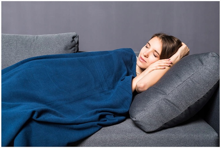 KOC POLAROWY 150x120 cm 180g/m2 piknik pomarańcz