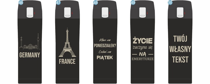 KUBEK TERMICZNY TERMOS NA KAWĘ HERBATĘ DO SAMOCHODU 440 ml PREZENT GRAWER