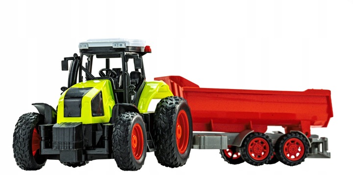 ZDALNIE STEROWANY TRAKTOR Z WYWROTKĄ ZABAWKA DLA DZIECI PREZENT AKUMULATOR