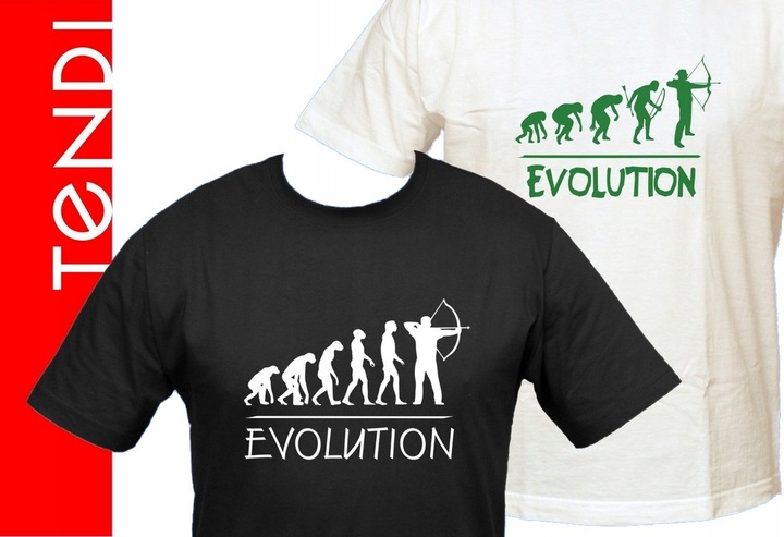 Koszulka EVOLUTION łucznik ewolucja archery