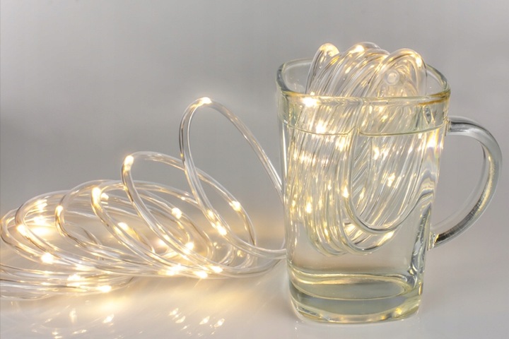 WĄŻ LED LAMPKI ZEWNĘTRZNE CHOINKOWE FLASH TRYBY TIMER CIEPŁE IP67 10m 230V