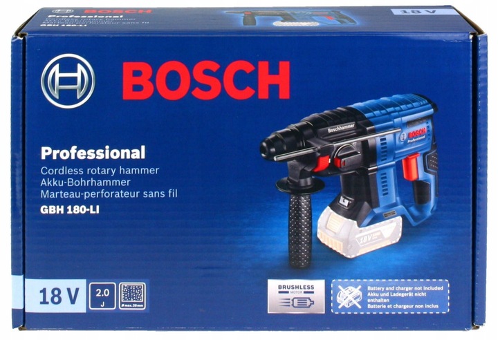 AKUMULATOROWY MŁOT GBH 180-LI BOSCH KORPUS BODY
