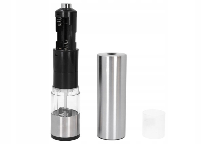Elektryczny młynek do soli pieprzu stal nierdzewna
