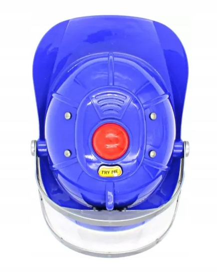 KASK POLICYJNY Z EFEKTAMI DŹWIĘKOWYMI ŚWIETLNYMI HEŁM MAŁY POLICJANT