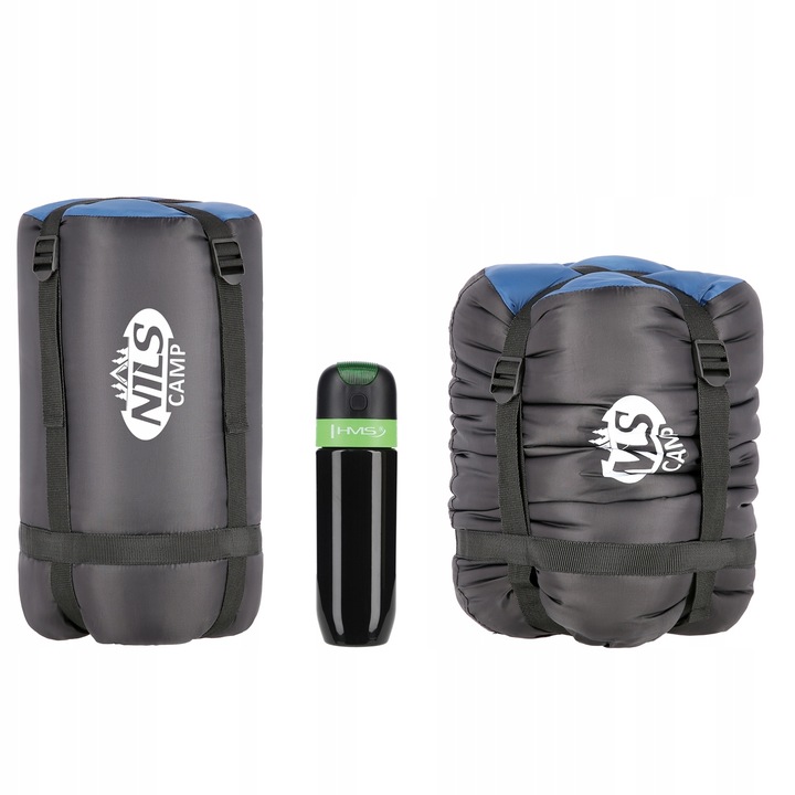 ŚPIWÓR NILS CAMP NC2012 GRANATOWO-POMARAŃCZOWY