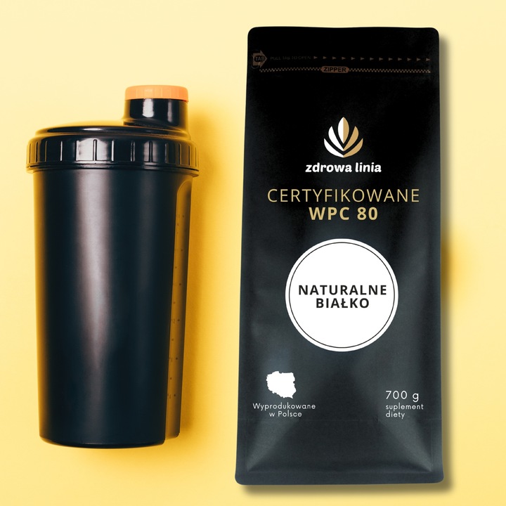 Certyfikowane Białko WPC 80 naturalne