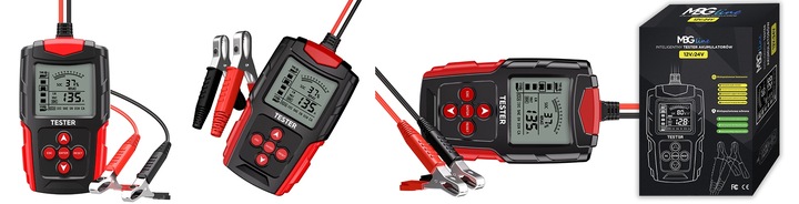 Cyfrowy Tester Akumulatora Miernik do Baterii Akumulatorów 12V 24V LCD