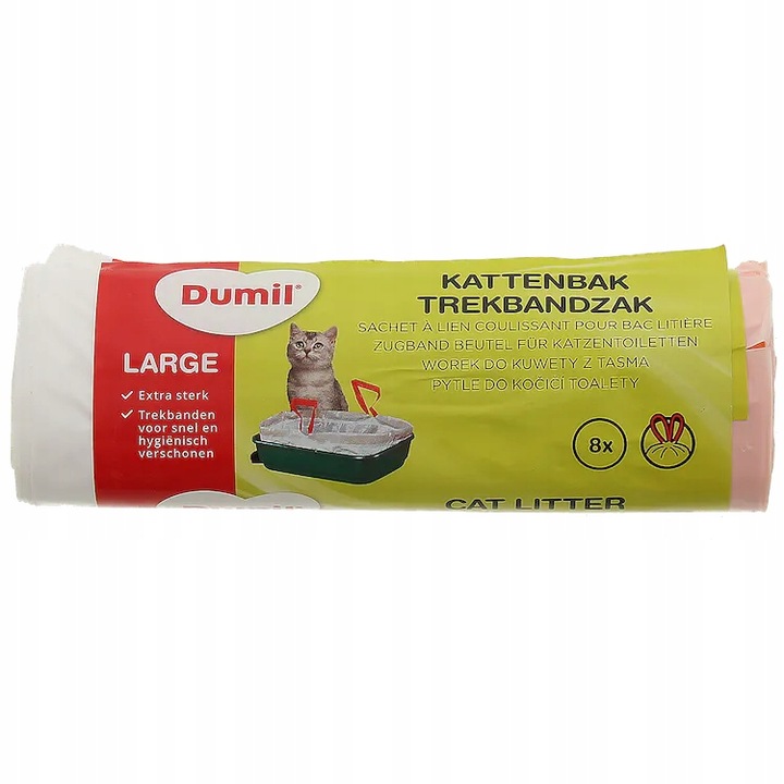 MOCNE WORKI DO KUWETY Z TAŚMĄ WYTRZYMAŁE XL 40szt