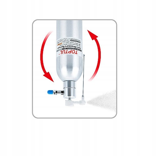 ROZPYLACZ 650ml POJEMNIK DOZOWNIK METALOWY CIŚNIENIOWY Z ATOMIZEREM TOPTUL