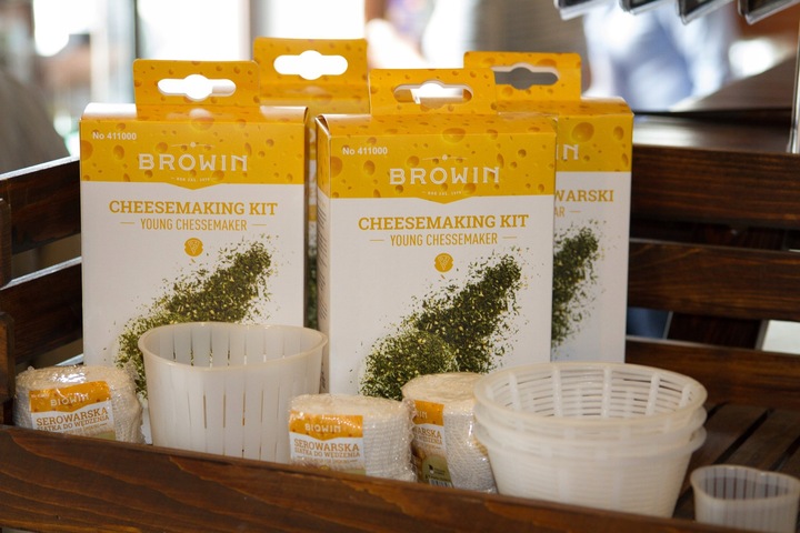 ZESTAW SEROWARSKI domowy ser PODPUSZCZKA chlorek