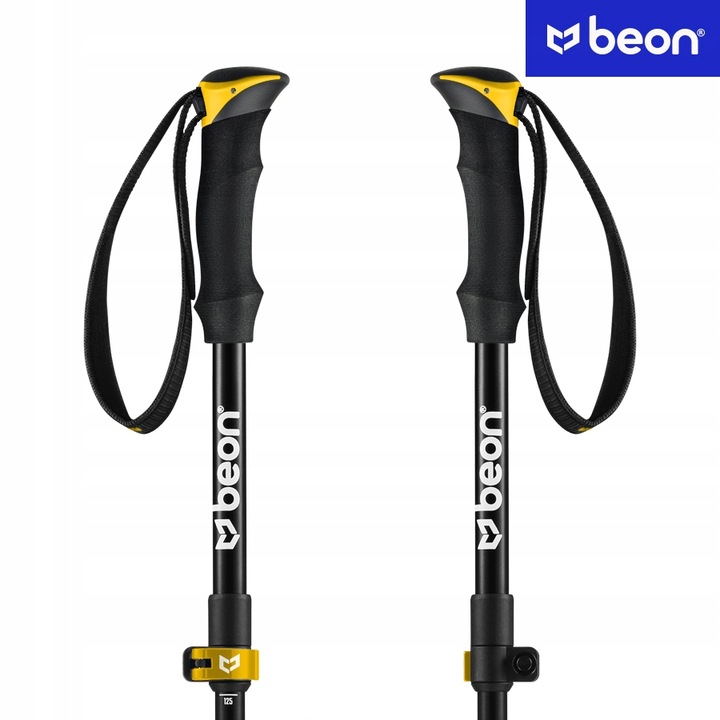 KIJE TREKKINGOWE SKŁADANE KIJKI W GÓRY DO CHODZENIA PO GÓRACH REGULOWANE