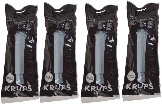 4x Filtr Claris oryginalny KRUPS F08801 ekspres do kawy