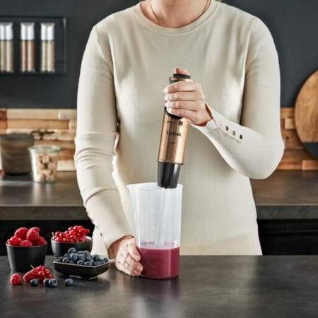 Blender ręczny rozdrabniacz TEFAL Quickchef HB656G10 3w1