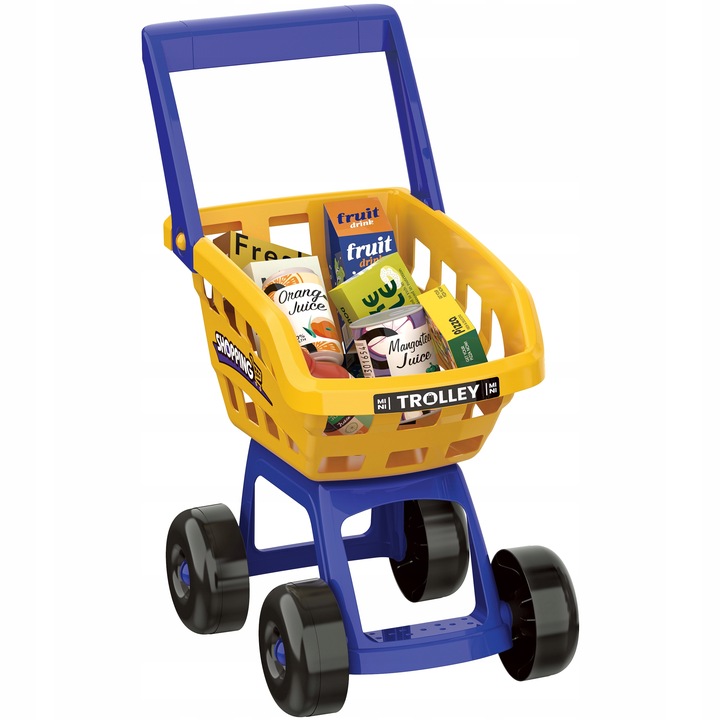 SUPERMARKET SKLEP OBROTOWA KASA dla Dzieci LODÓWKA KOSZYK MATADI