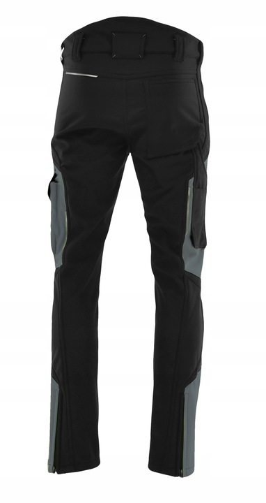 SPODNIE ROBOCZE OCIEPLANE ZIMOWE SOFTSHELL WODOODPORNE WIATROSZCZELNE M