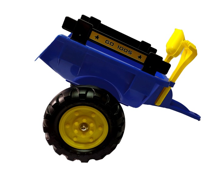 Traktor na pedały z przyczepą ładowaczem i koparka 3w1 PROMO