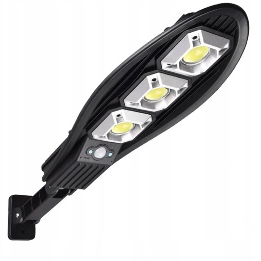 Lampa solarna LED 180W Latarnia uliczna z czujnik + uchwyt + pilot