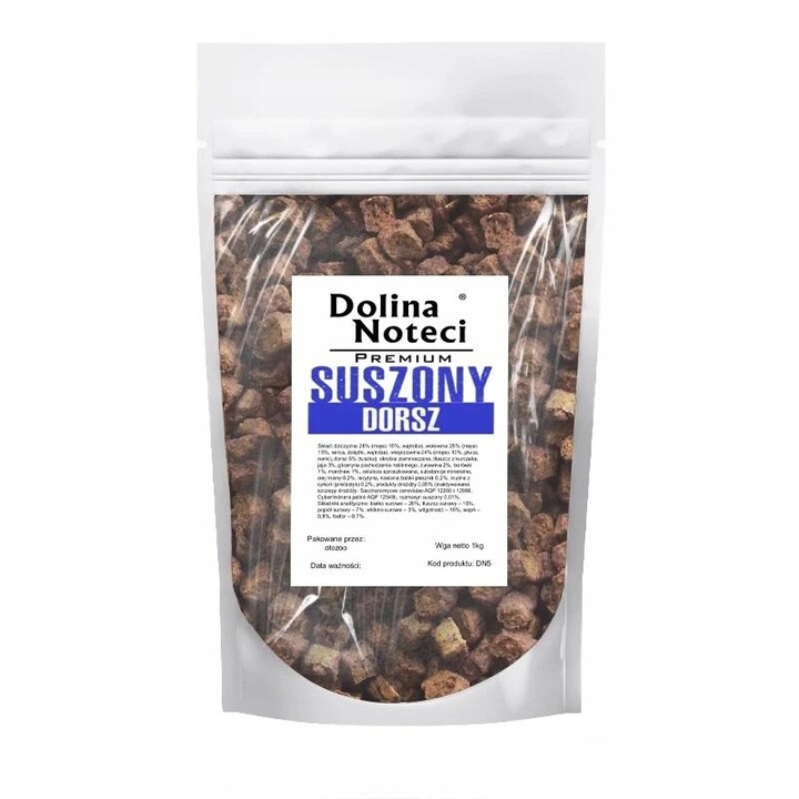 Dolina Noteci Premium suszona sucha karma dla psa DORSZ 1kg