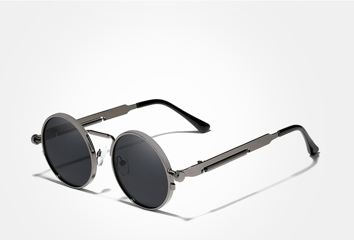 OKULARY Przeciwsłoneczne Leonki RETRO Steampunk UV