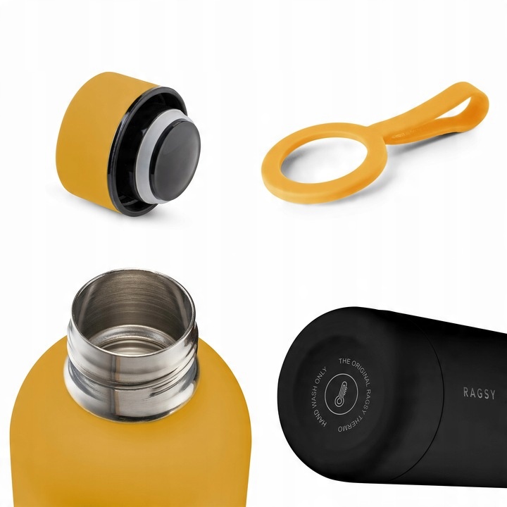 Butelka Termiczna Mojo 500 ml BPA FREE 12/24H - Bahama/Żółta