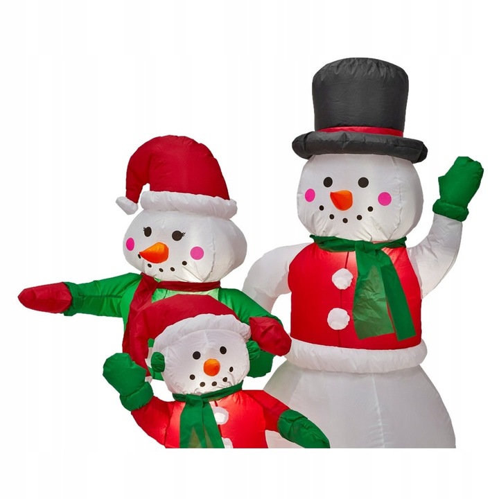 DMUCHANY BAŁWAN POMPOWANY LED ŚWIECĄCY 150 CM