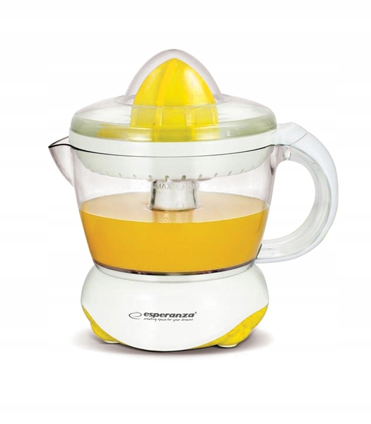 ESPERANZA ELEKTRYCZNA WYCISKARKA OWOCÓW ŻÓŁTA