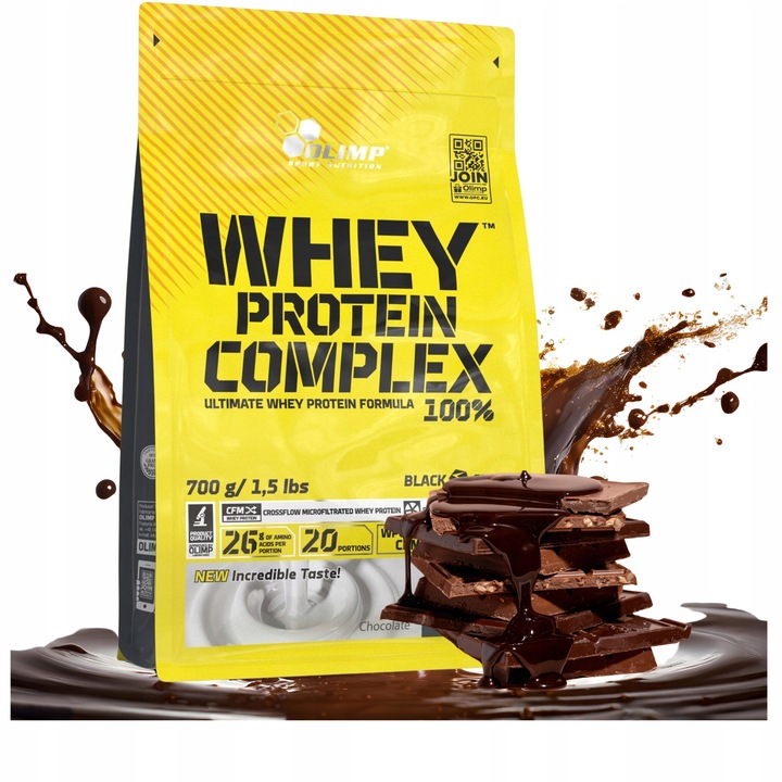 BIAŁKO WHEY wpc Olimp 100 % protein complex 700g odżywka smak - CZEKOLADA