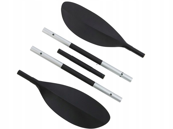 WIOSŁO ALUMINIOWE SKŁADANE KAJAKOWE PODWÓJNE DO KAJAKU INTEX 218CM