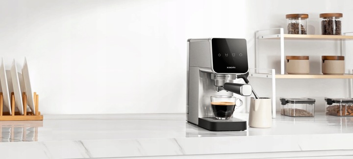 Ekspres ciśnieniowy do kawy Xiaomi Ekspres Semi-Automatic|1350W| Srebrny |