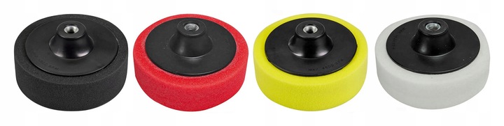 ZESTAW GĄBEK POLERSKICH GĄBKA POLERSKA M14 DO POLERKA SAMOCHODOWA -4 sztuki