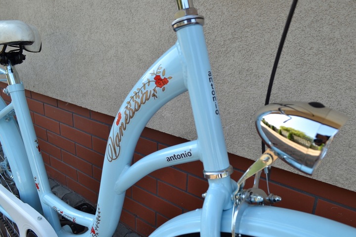 Rower Damski Retro Montemar Miejski Vanessa 26 cali Błękitny Polski