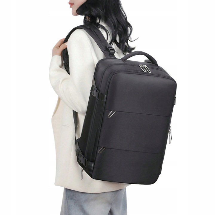 PLECAK BAGAŻ TORBA PODRÓŻNA DO SAMOLOTU NA LAPTOPA I USB 40x20x30 RYANAIR