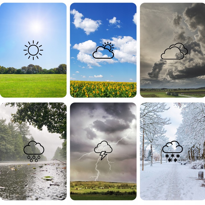 STACJA POGODOWA METEOROLOGICZNA WIFI 3 CZUJNIKI BUDZIK UV hPa TEMP