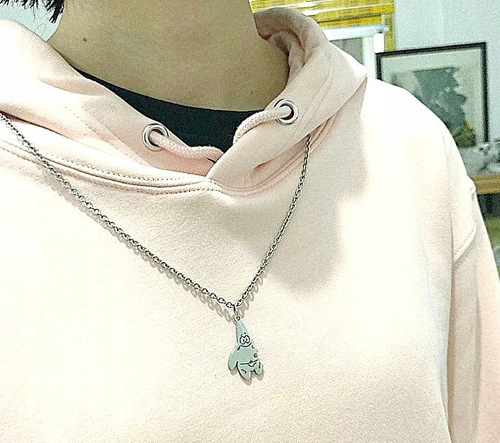 Naszyjniki Srebrny dla Przyjaciół Przyjaciółek BEST FRIENDS SpongeBob