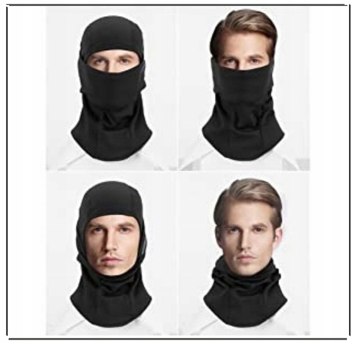 Kominiarka motocyklowa ciepła pod kask do biegania narty na rower ROCKBROS